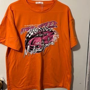 Orange Graphic Tee